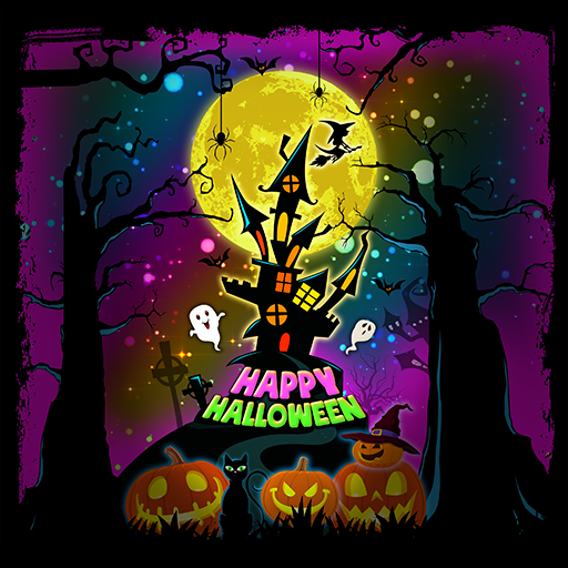 Colorful Halloween - Wallpaper logo