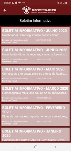 APP AutoDefesa Brasil Screen 3