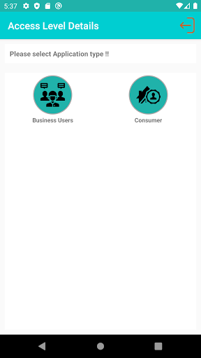 Android application Rail Energy Demo screenshort