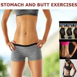 STOMACH AND BUTT EXERCISES icon
