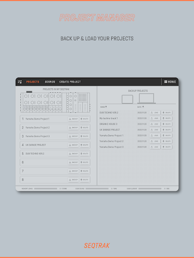 Screenshot of SEQTRAK