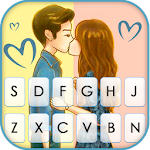 Lovely Cute Couple Keyboard Theme Apk