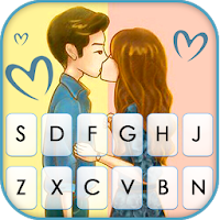 Тема для клавиатуры Lovely Cute Couple