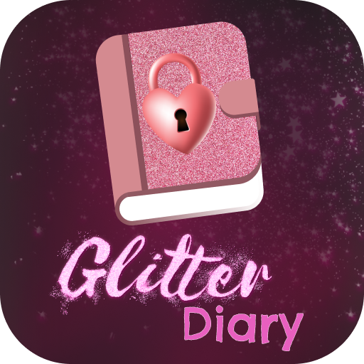 Glitter Secret Diary With Lock