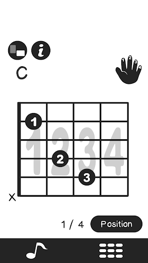 Android application Chord Dictionary: Guitar tool screenshort