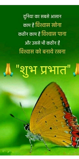 Hindi Good Morning Quotes Screen 2