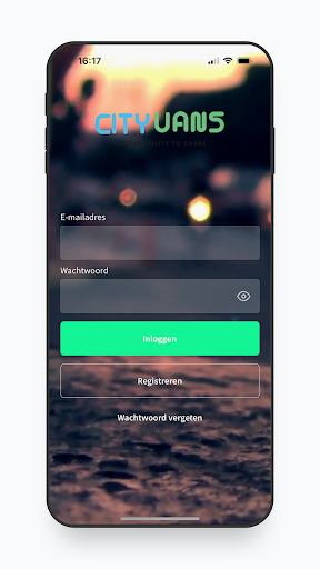 Android application City Vans screenshort