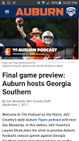 screenshot of SEC Country:Team-Specific News