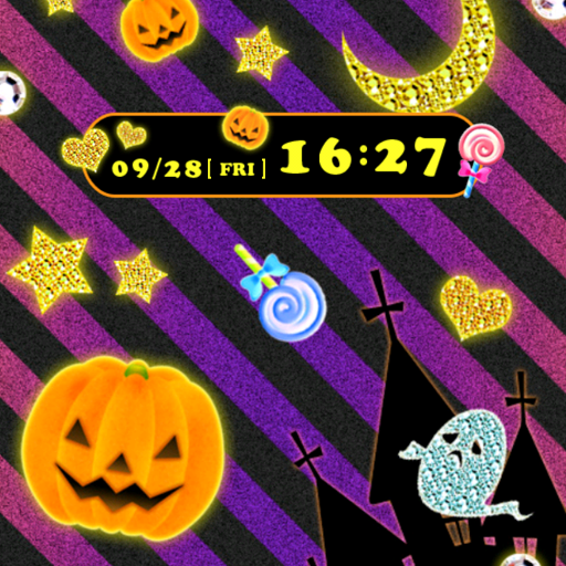 ハロウィン壁紙　Star Night Halloween 1.4 Icon