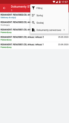 WAPRO Mobile ST Inwentaryzator Screen 3