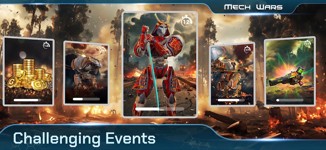 Mech Wars Online Robot Battles banner