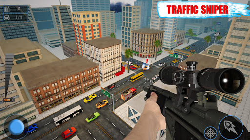 Sniper Traffic Shooting games Screen 3