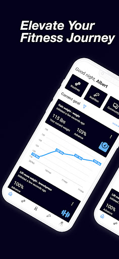 Android application Mutus - Gym, nutrition, goals screenshort