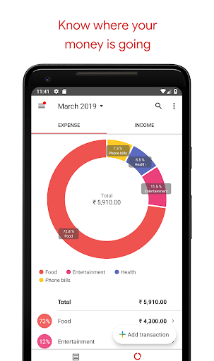 Monito Expense Manager Screen 3