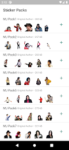 Michael Jackson Stickers Pro