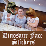 Dinosaur Face Stickers Studio To Create Wild looks