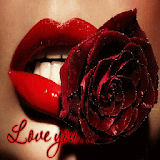 Red Lip Rose LWP icon