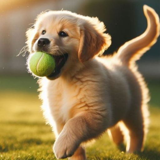 Puppy wallpaper 4K logo