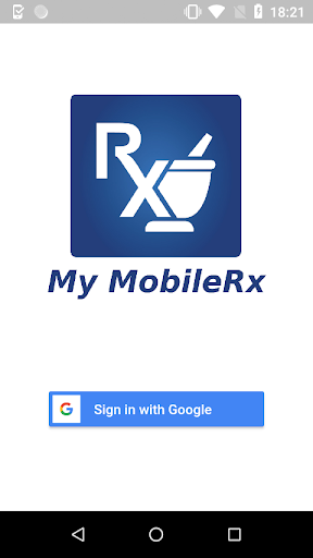 Android application My MobileRx screenshort