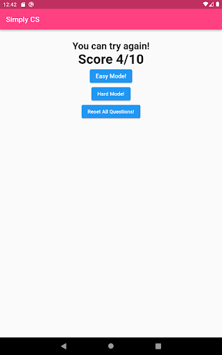Android application SimplyCS screenshort