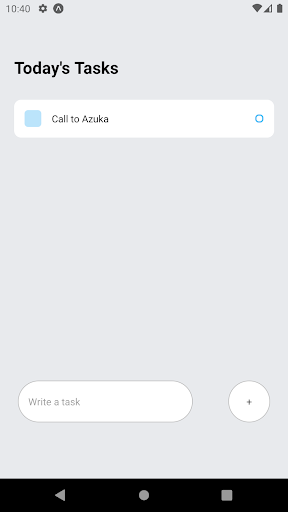 SimpleTodoList Screen 2