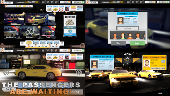 Captura de pantalla de Amazing Taxi Simulator V2 2019