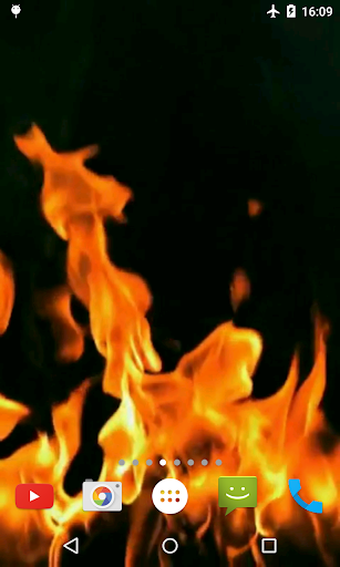Fire Video Live Wallpaper Screen 2