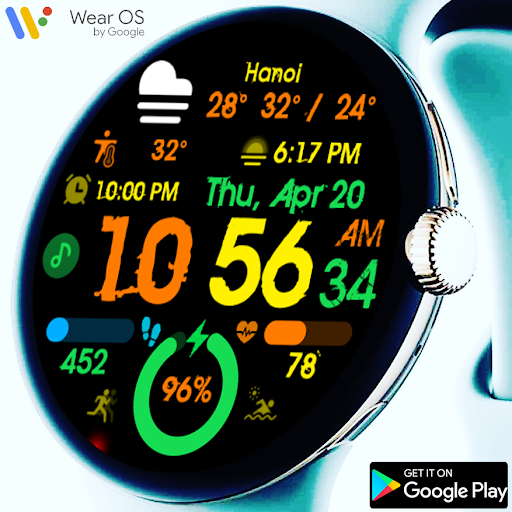 Colorful Info WatchFace NTV005