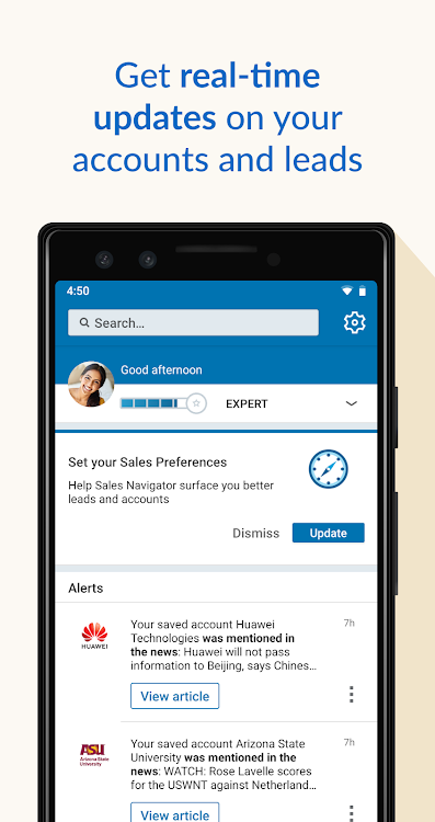 LinkedIn Sales Navigator - 6.29.16 - (Android)