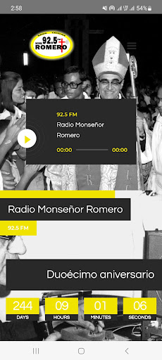Android application Radio Católica Monseñor Romero screenshort