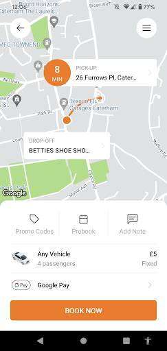 Orange Cars Screen 3