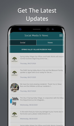 City of Spring Valley Village Screen 3