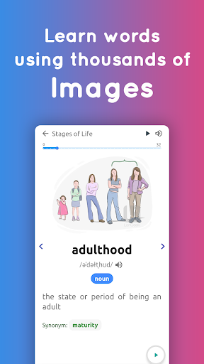 Screenshot of LanGeek | English Vocabulary