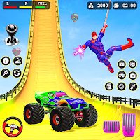 Monster Truck Ramp: Car Games