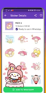 Sanrio Stickers (WAStickers)