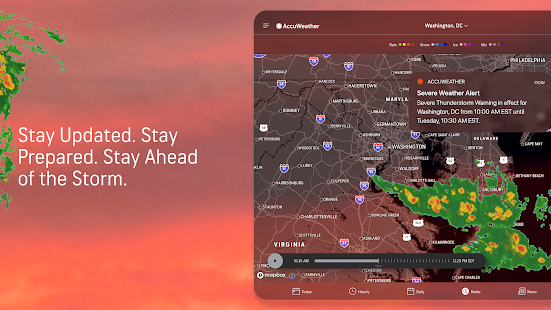 AccuWeather: Weather Radar Captura de pantalla