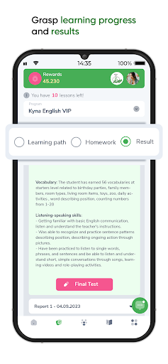 Screenshot of Kyna English