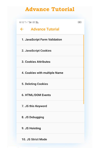 Learn Javascript Screen 3