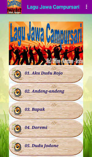 Lagu Jawa Campursari Offline Screen 3