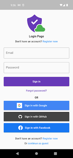 Android application Warranty Manager Cloud screenshort