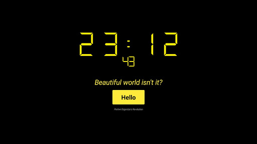 Hello Clock Screen 2