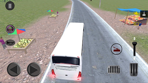 Mountain bus driving India3D