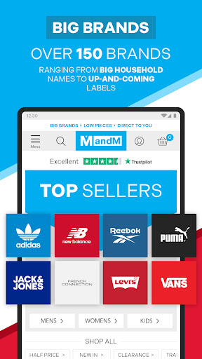 MandM - Big Brands, Low Prices Screen 2