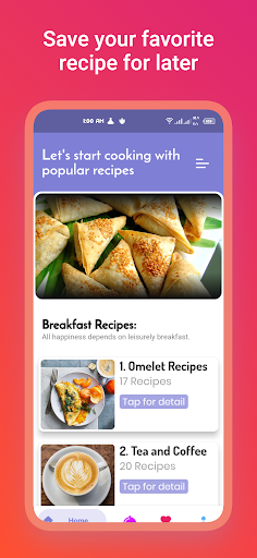 Android application Food Recipes [Pro] | MealsBook screenshort