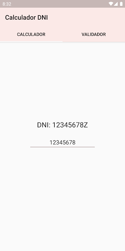 Calculador Letra del DNI Screen 2