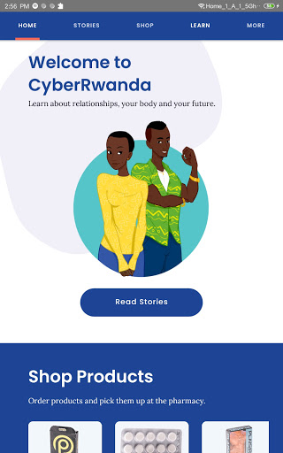 Android application CyberRwanda screenshort