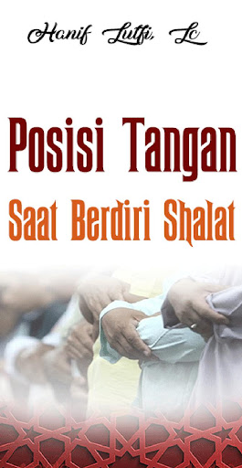 Android application Posisi Tangan Saat Shalat screenshort