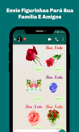 Figurinhas de Boa noite com Flores - WAStickerApps