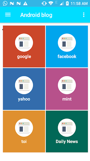 Android application CREATE YOUR OWN ANDROID APP screenshort