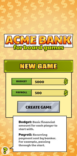 Acme Game Bank Screen 3